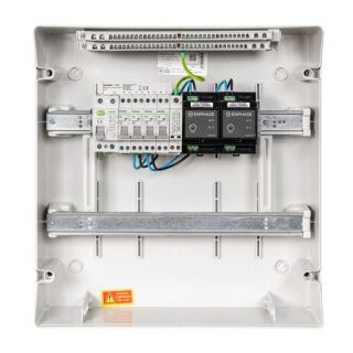 Coffret de protection AC 6kW - 2x20A - avec parafoudre, 2x Q-Relay, place passerelle - monophasé