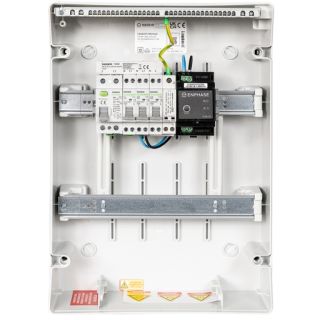 Coffret de protection AC 3kW - 20A - avec parafoudre, Q-Relay, place passerelle - monophasé