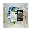 Eutelec - Coffret de protection AC 3kW - 20A - avec parafoudre et Q-Relay - monophasé