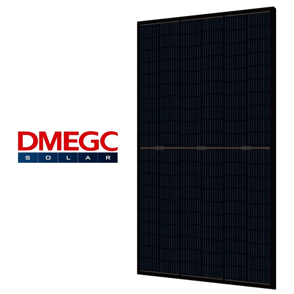 DMEGC Solar - DM500M10RT-B60HBT - 500 Wc - Biverre Bifacial - Cadre noir