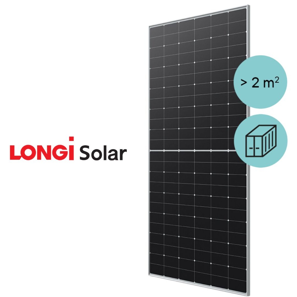 Longi Solar - LR5-72HTD-570M - Mono - 570 - Biverre Bifacial Cellules Back Contact