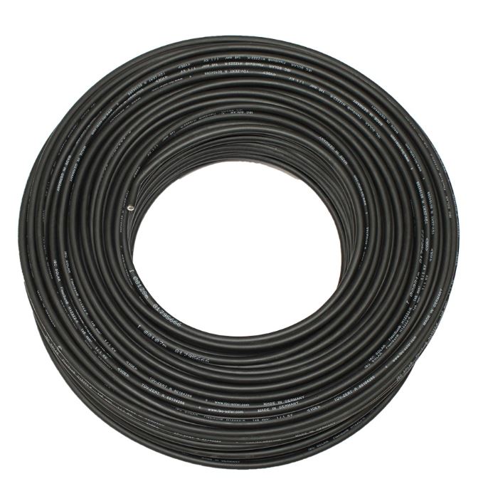 Miguelez - Câble solaire SOLFLEX H1Z2Z2-K 1x6mm2mm2 NOIR Couronne de 100m