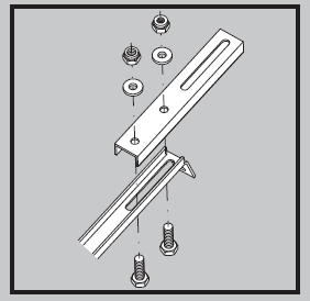 Renusol - Paire de rails de rallonge pour Console +