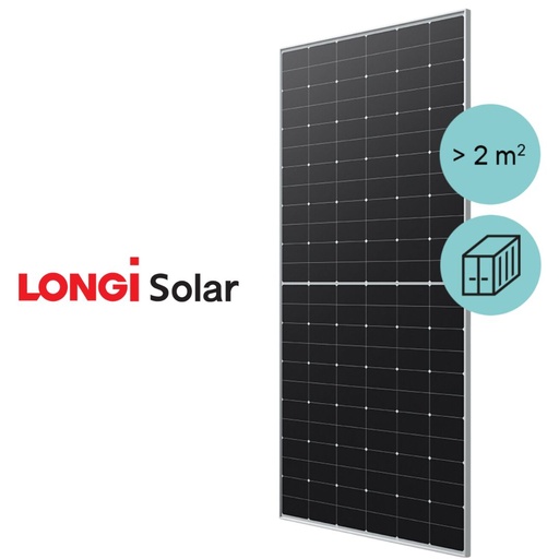 [1-014-046] Longi Solar - LR5-72HTD-570M - Mono - 570 - Biverre Bifacial Cellules Back Contact