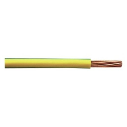 [4-048-019] Câble de terre vert/jaune 6mm2 H07V-K - au mètre